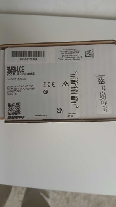 Микрофон Shure Sm58 SE
