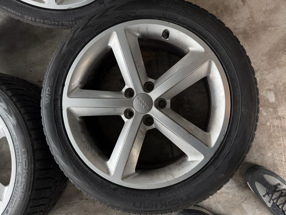 Jante Audi S line A4/A5/A6, skoda,Vw cu anvelope de vara continental!