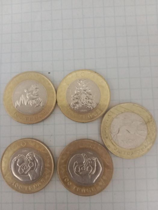 Коллекционные монеты 100тг