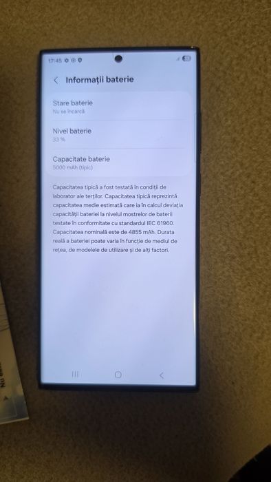 Vând Samsung s23 ultra 256 gb