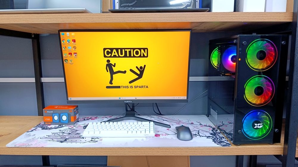 Мощный игровой ПК + монитор AOC 180Hz + полный комплект.