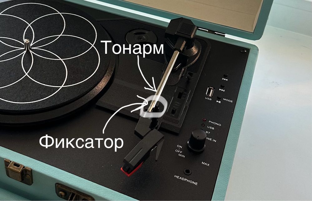 Проигрыватель винила Верный Deluxe (виниловый проигрыватель)
