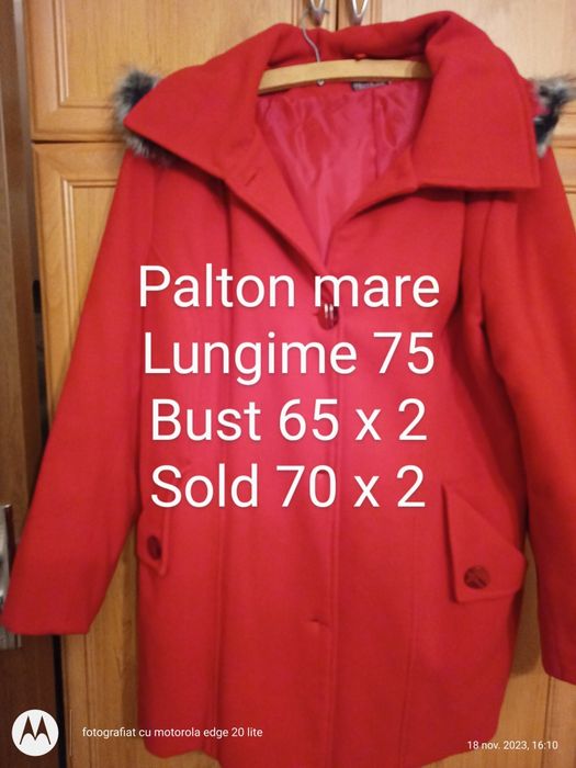 Haina rosie Palton mare
