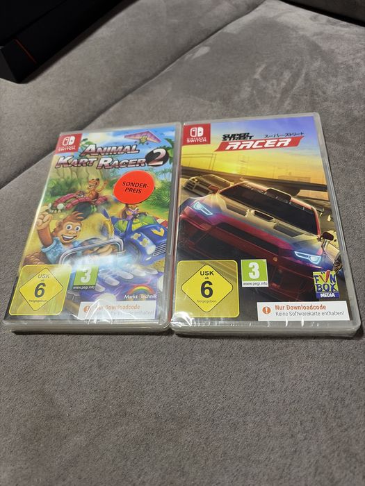 Animal kart racer 2 si Super Street racer NINTENDO SWITCH