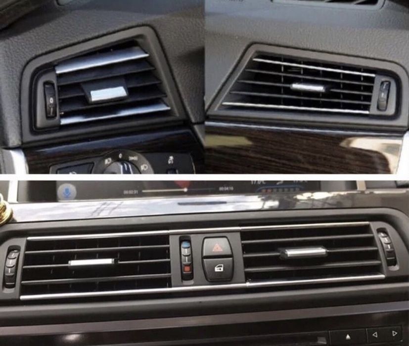 Montaj Gura Clima AC Aer centrala ventilatie crom BMW Seria 5 F10 F11