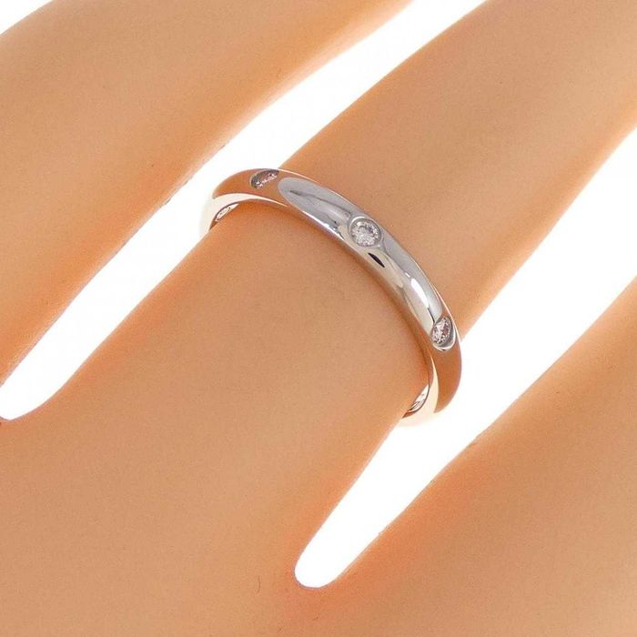 Inel Original Cartier din Platina PT 950  cu diamante , Marimea 49