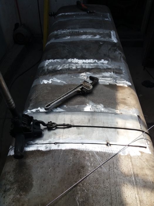 Аргон сварка .Бак Бензобак  КамАЗ MAN DAF