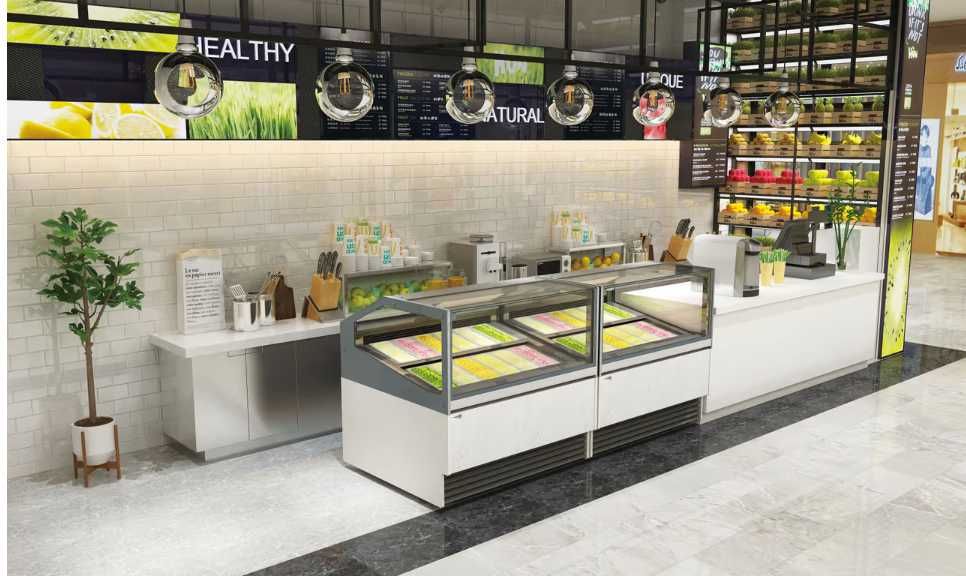 Firmann - Vitrina congelare inghetata/gelaterie 1610 x 880 x 1300 mm