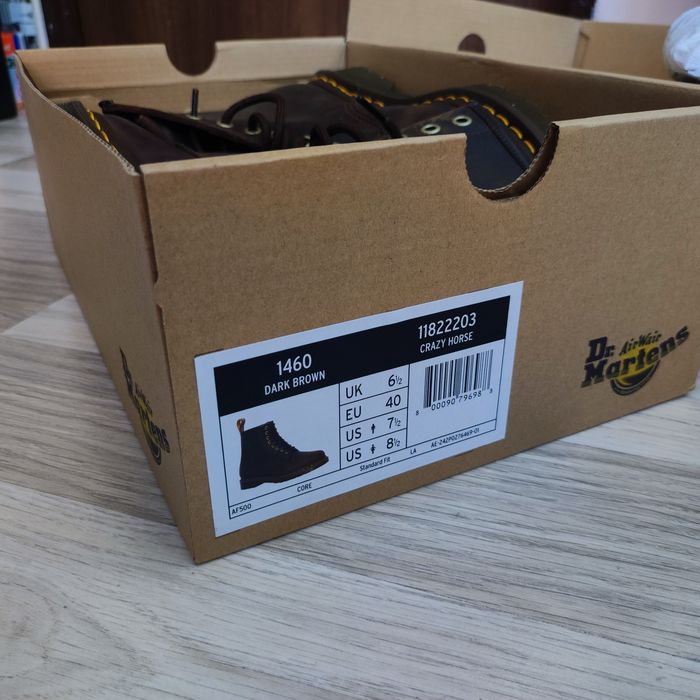 Кубинки Dr. Martens 1460 Crazy Horse