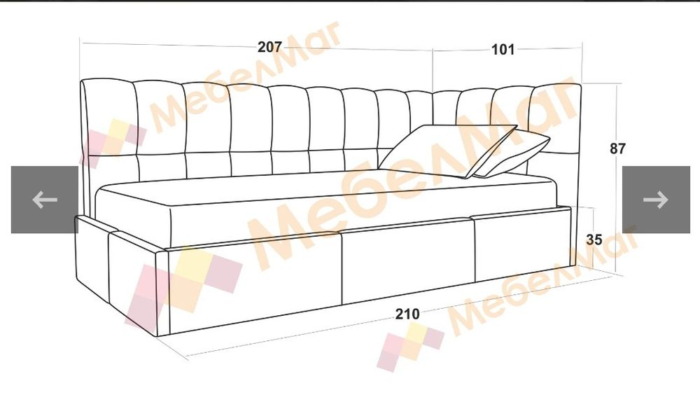 Легло с механизъм и матрак