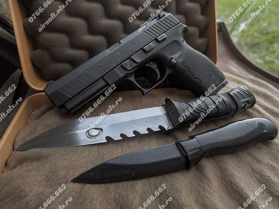 PISTOL MODIFICAT!! ~ PESTE 20 JOULI - (HDP V.2) Cu Aer Comprimat Co2