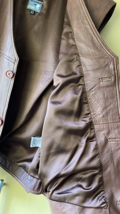 Vesta piele casual, marime L