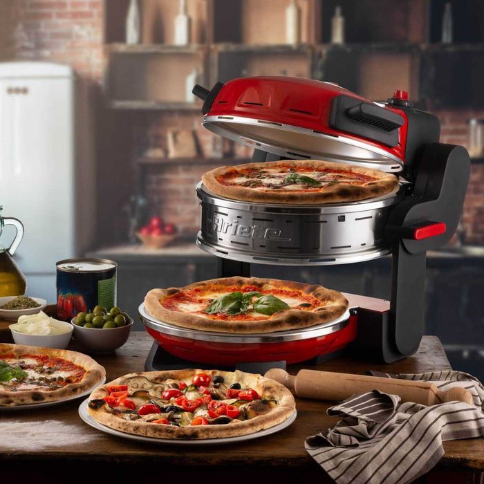 Двойна фурна за пица с каменни плочи Ariete Double Pizza Maker НОВА
