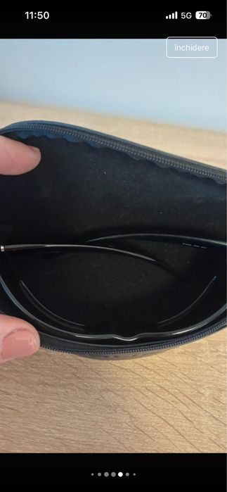 Ochelari de soare Police, negru, cu etui Police