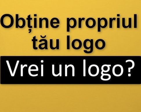 Realizez logo-uri si design-uri pliante publicitare