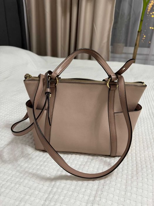 Geantă Michael Kors originală – piele Saffiano – ca nouă