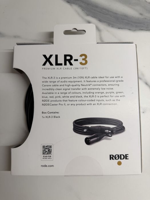 Rode Cablu XLR 3m