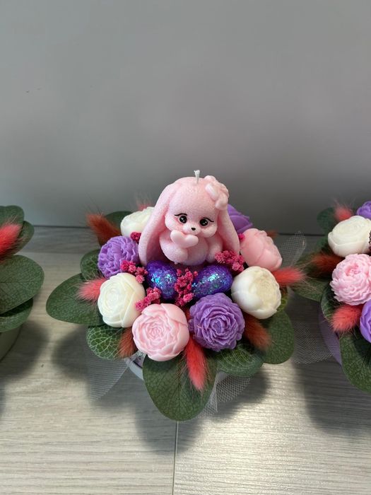 Aranjamente Paște din ceara de soia