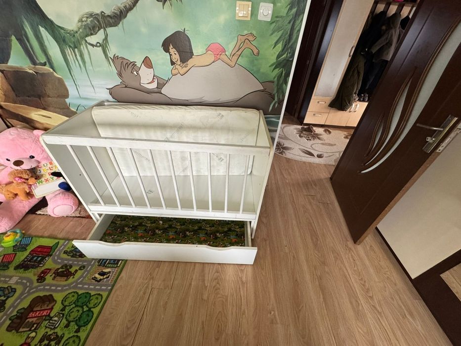 Pătuț copil cu saltea