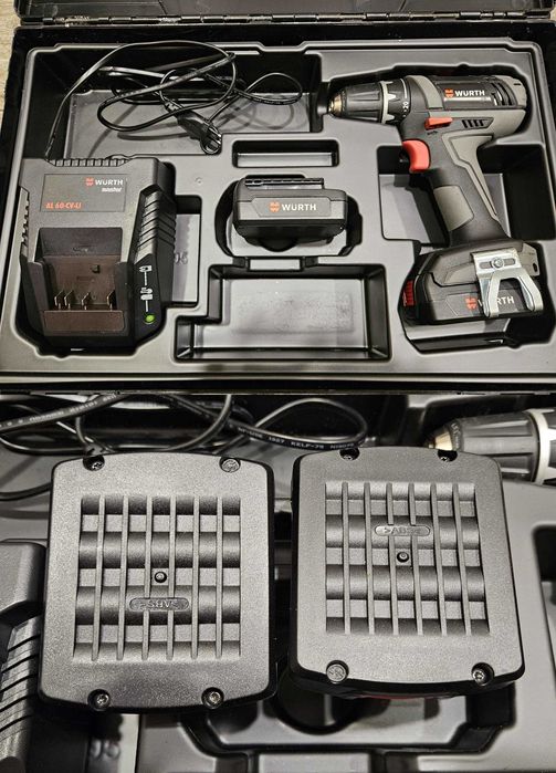 Wurth BS 14-A Light акумулаторен винтоверт 14.4v с 2 батерии 1.5Ah