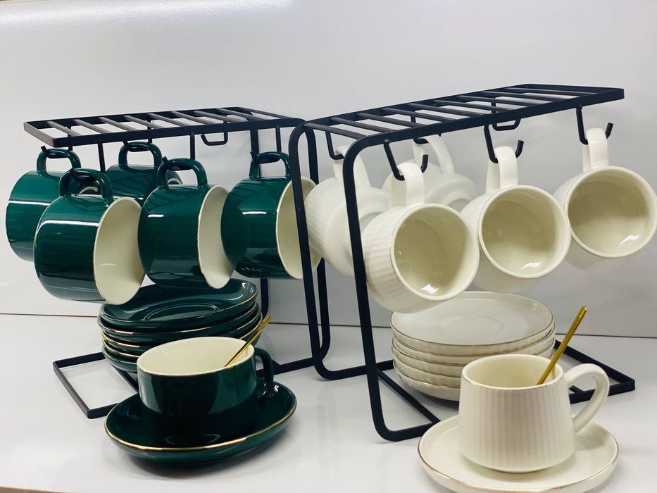 Чашка набор с подставкой