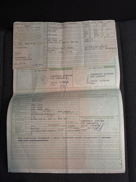 Vand ATV Adly Moto 320