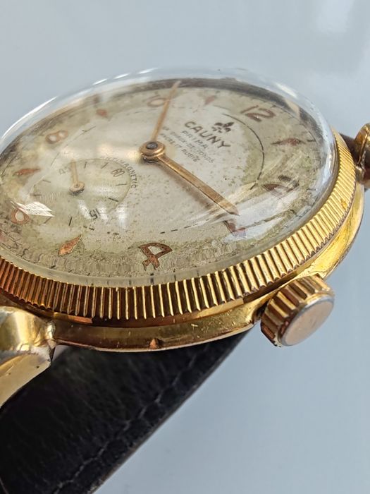 Ceas Cauny Prima Int Manuala 36,5 mm Placat cu aur