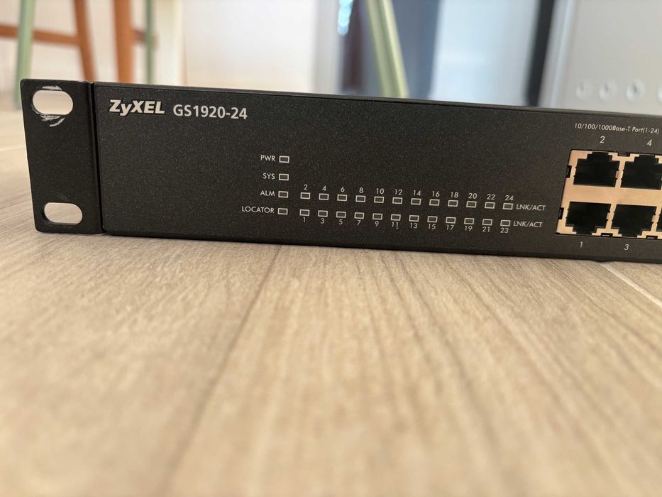 Zyxel GS1920-24 - Switch cu management, Layer 2, 24 porturi gigabit , 4 SPF