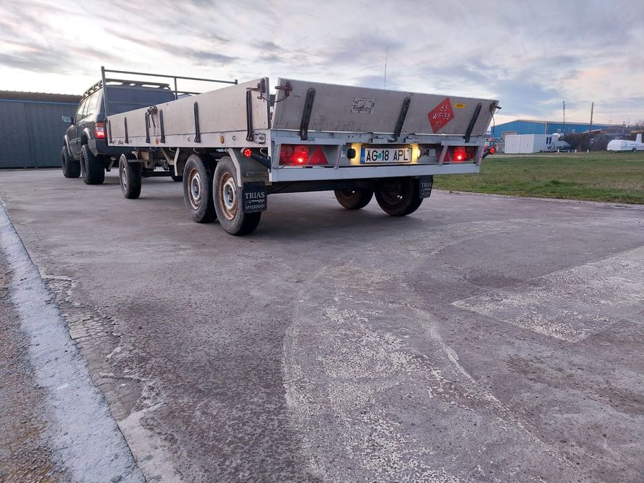 Vand  remorca 3500 kg (3,5t) 3 axe 3900 euro (apicola 4900 euro)