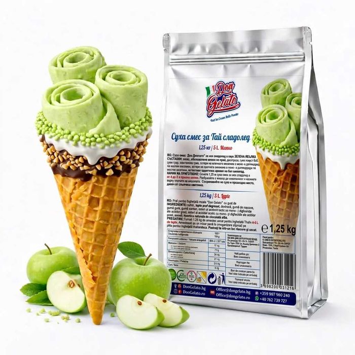 Суха смес за тайландски сладолед Don Gelato – 18 вкуса | Топ качество