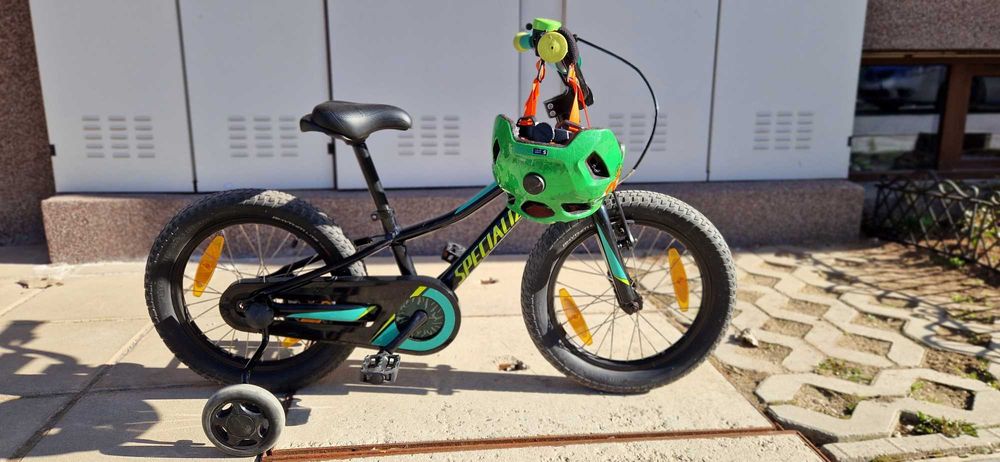 Детски велосипед 16 SPECIALIZED RIPROCK Black/Emerald/Green