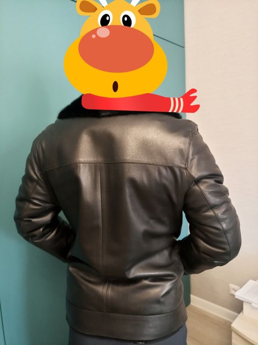 Дублёнка кожаная