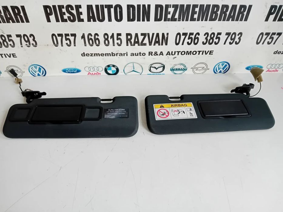 Parasolare Parasolar Stanga Dreapta Alfa Romeo Stelvio Quadrifoglio Negre An 2017-2022