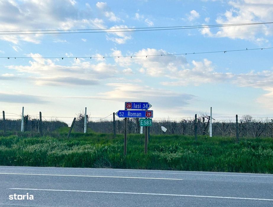 Teren 1.1 Ha Intravilan Sarca Iași la E85 E583  DN28 PUZ Aprobat