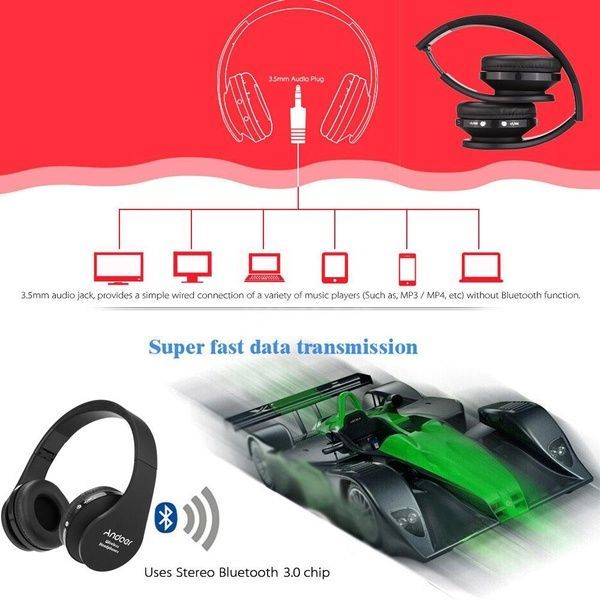 Casti bluetooth stereo, whireless cu acumulator, bluetooth, EDR