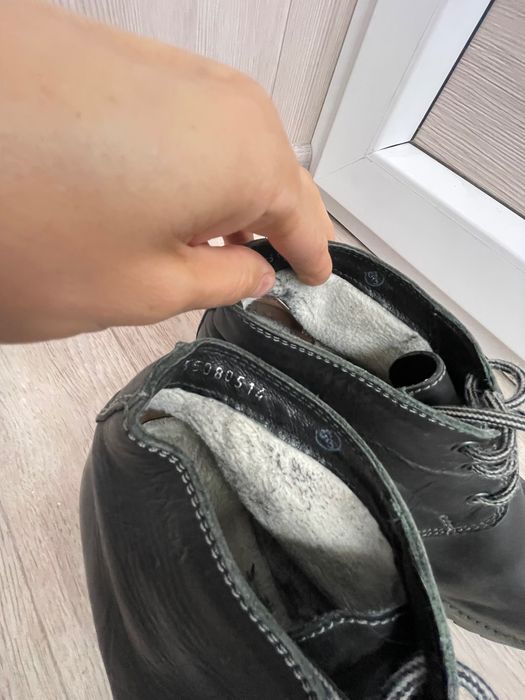 Мужские теплые ботинки