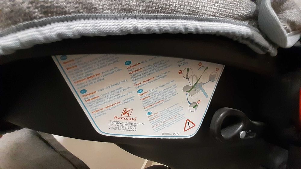 Детски /бебешки кош за кола с адаптери за количка Bexa Ideal New 2 в 1