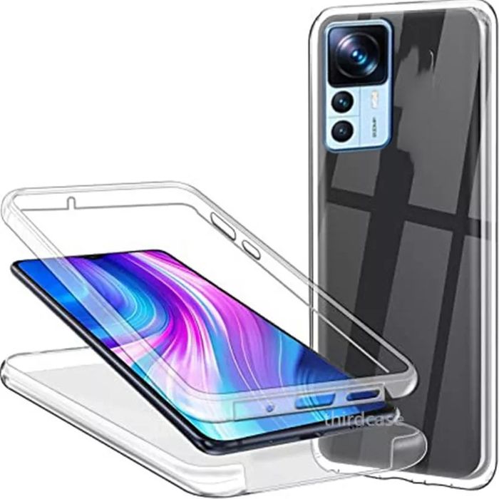 Прозрачен 360° Градуса Кейс за Xiaomi 12T / 12T Pro 12X Lite
