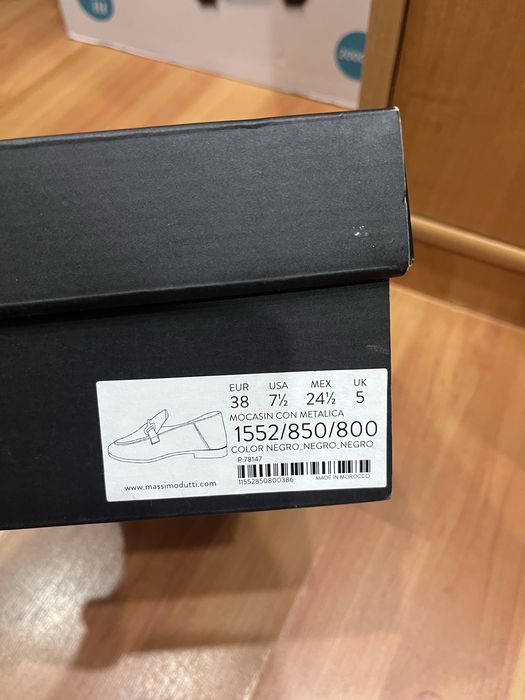 Лоферы Massimo Dutti, 38 р.