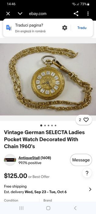 Ceas mecanic Selecta