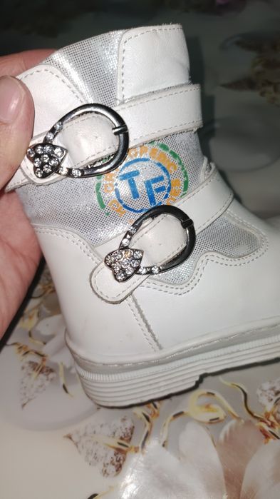 Зимний кожаные  сапоги