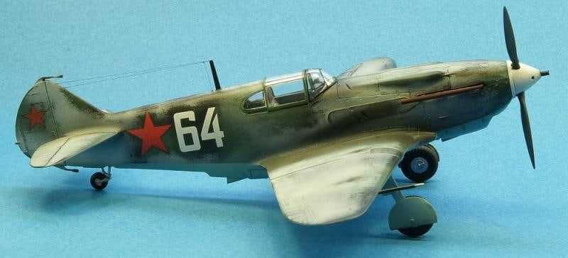 Сборная модель самолета ЛаГГ-3 серии 7-11 (ICM, 1:48)