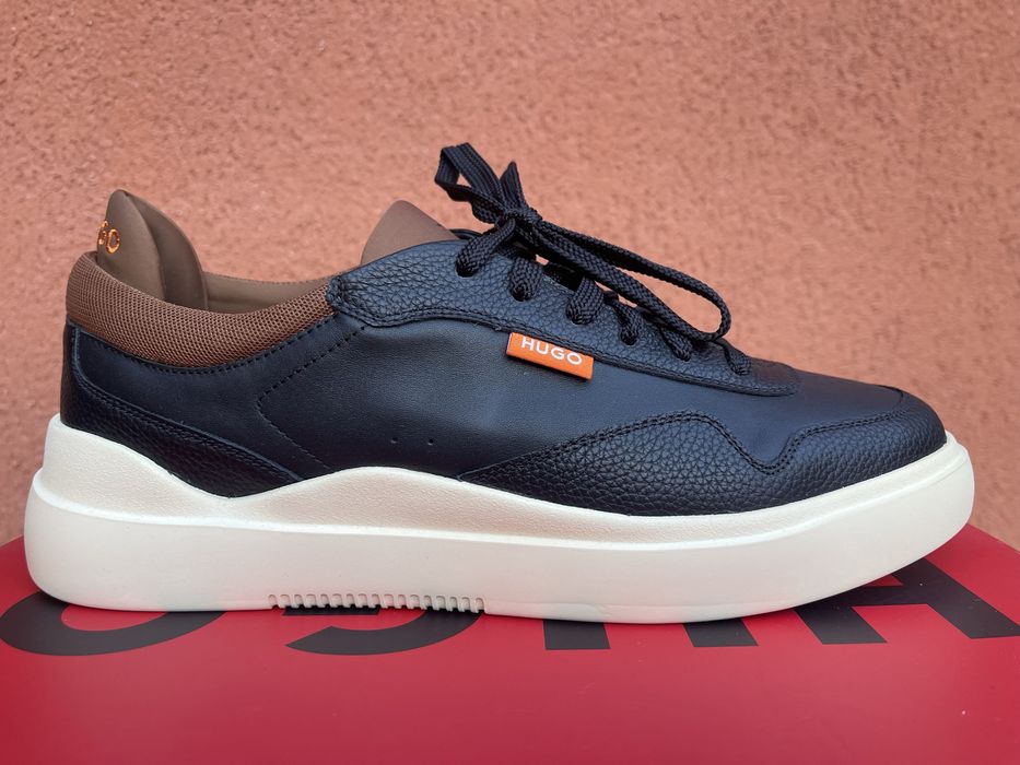 Adidasi Hugo piele originali noi pantofi sport tenisi sneakers