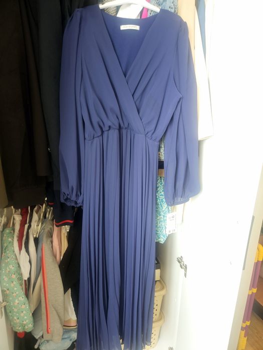 Турецкое платье синий