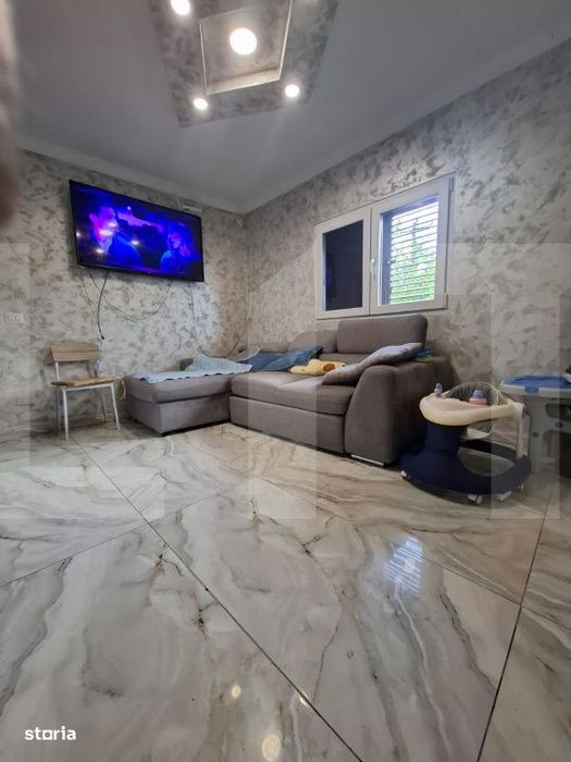 Casa la sol cu 3 dormitoare, 110 mp, teren 370 mp – zona Tudor Vladi