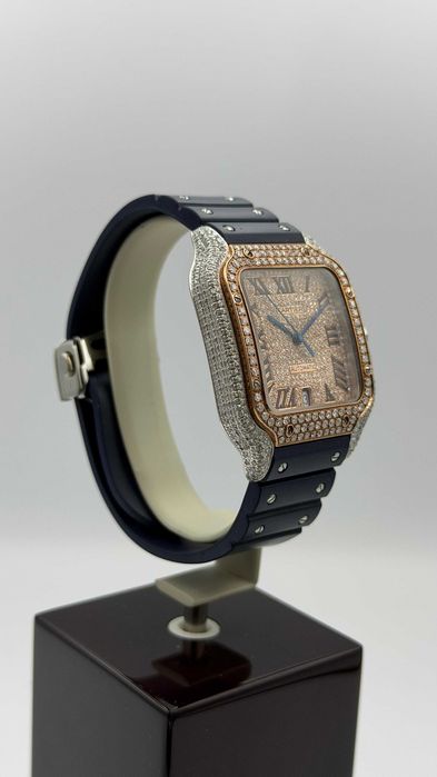 Cartier WSSA0018, Santos large, oțel, 2025, 10000€ unisex.