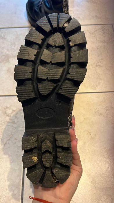 Боти от естествена кожа 36 номер