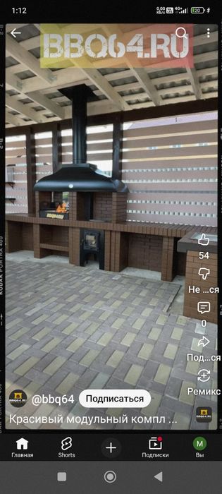 Летние кухни каминов и мангалов.