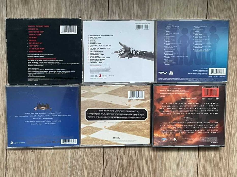 Colectie 6 cd-uri MICHAEL JACKSON