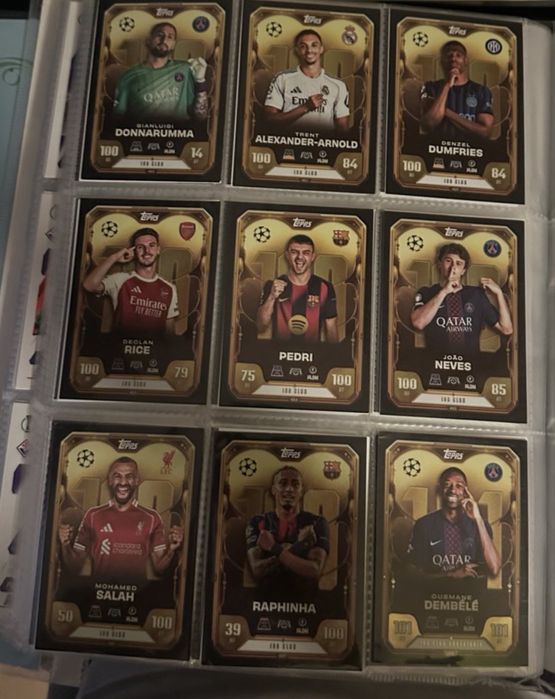 Продавам нови Match attax 25/26 футболни карти. A